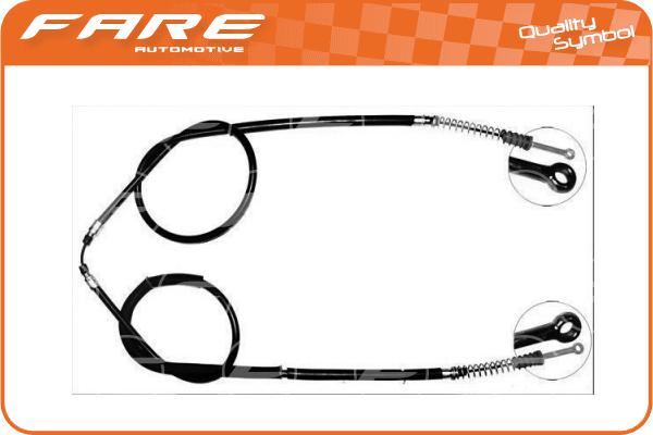 Cable Pull, parking brake (18046)