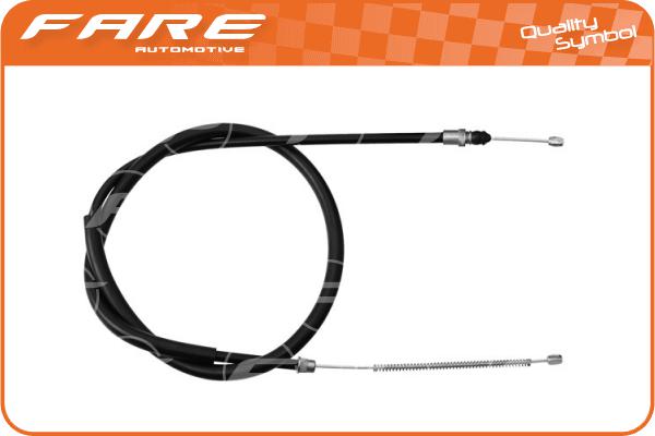 Cable Pull, parking brake (17654)