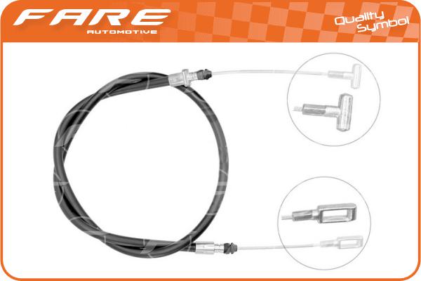 Cable Pull, parking brake (18122)