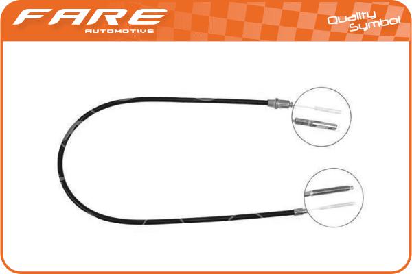 Cable Pull, parking brake (17817)