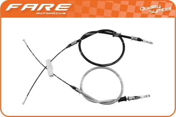 Cable Pull, parking brake (18642)