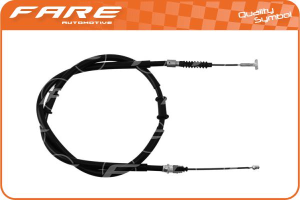 Cable Pull, parking brake (17685)