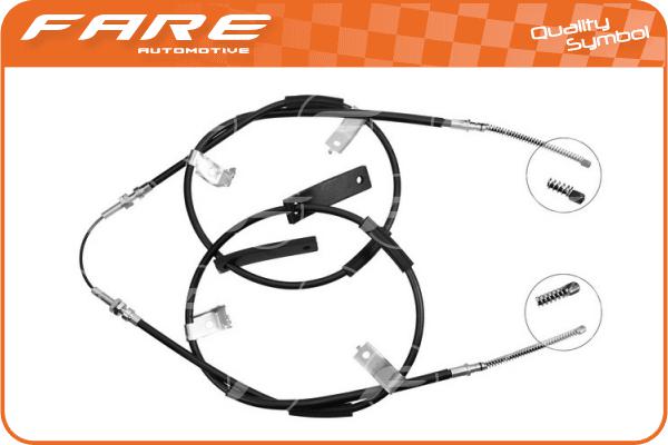 Cable Pull, parking brake (19329)