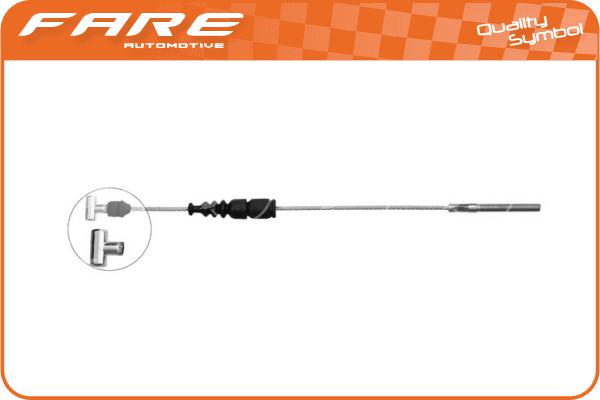 Cable Pull, parking brake (19062)
