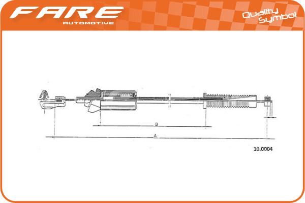 Accelerator Cable (25542)