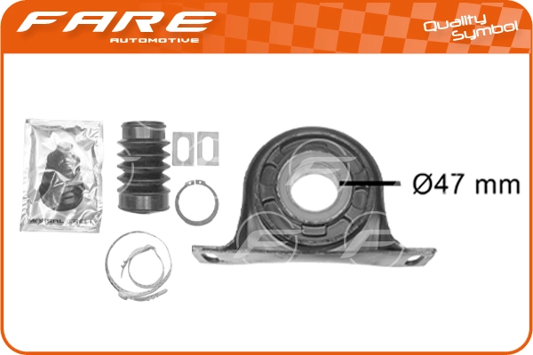 Suspension, propshaft (10918)