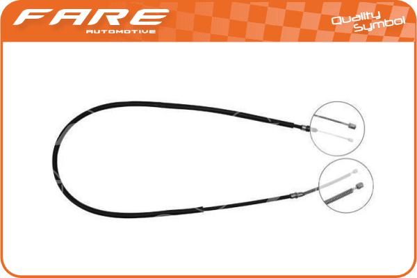 Cable Pull, parking brake (18816)