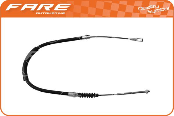 Cable Pull, parking brake (18750)