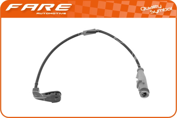 Warning Contact, brake pad wear (9768)