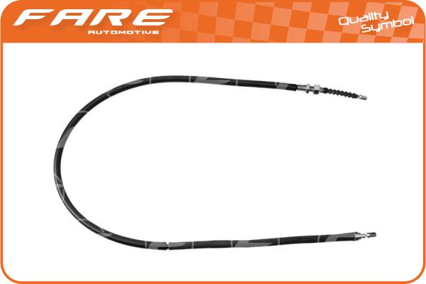 Cable Pull, parking brake (17599)