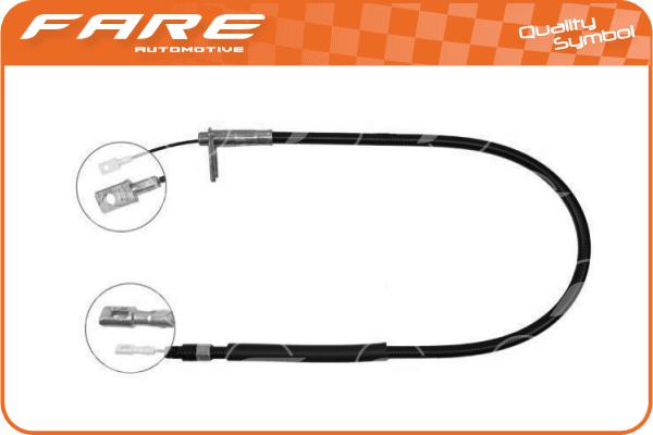 Cable Pull, parking brake (17914)