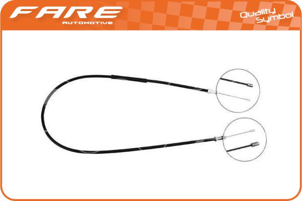 Cable Pull, parking brake (18748)