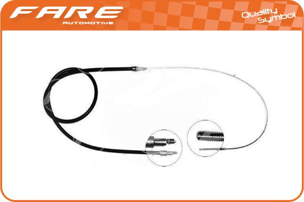 Cable Pull, parking brake (17780)