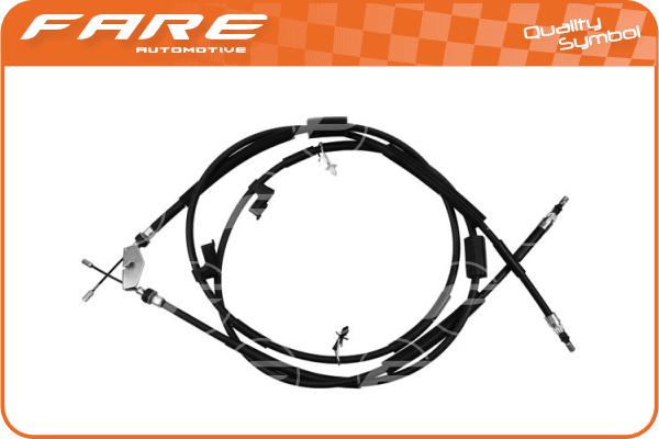 Cable Pull, parking brake (18267)