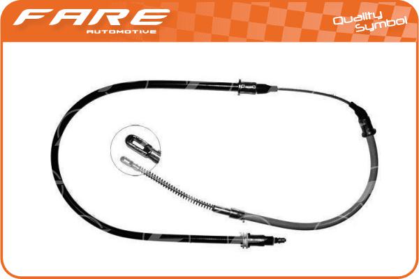 Cable Pull, parking brake (18593)