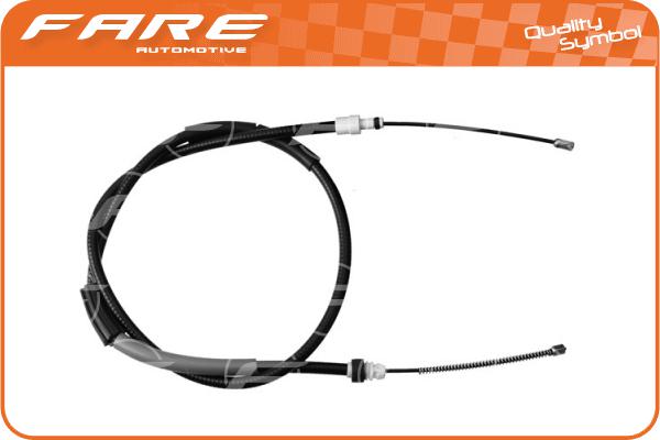 Cable Pull, parking brake (17529)