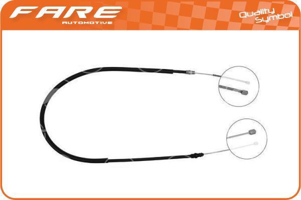 Cable Pull, parking brake (18847)