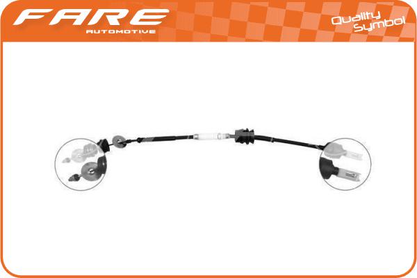 Cable Pull, clutch control (24324)