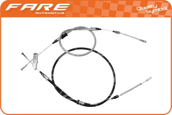 Cable Pull, parking brake (18623)