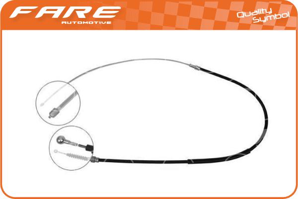 Cable Pull, parking brake (19274)
