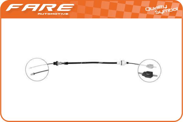 Cable Pull, clutch control (24320)