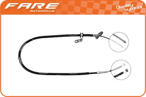 Cable Pull, parking brake (19101)