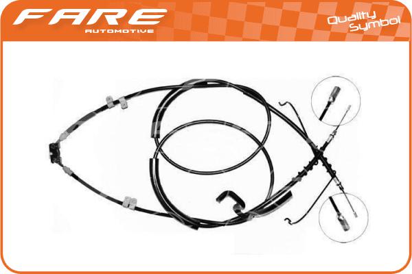 Cable Pull, parking brake (19370)