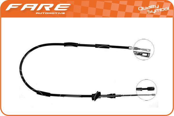 Cable Pull, parking brake (17717)