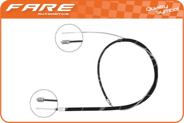 Cable Pull, parking brake (17636)