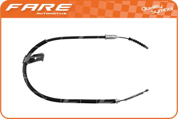 Cable Pull, parking brake (18535)