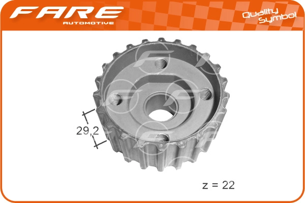 Sprocket, crankshaft (10570)