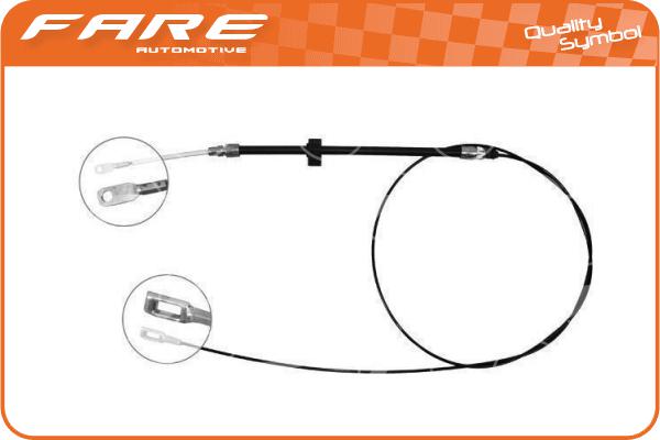 Cable Pull, parking brake (17477)