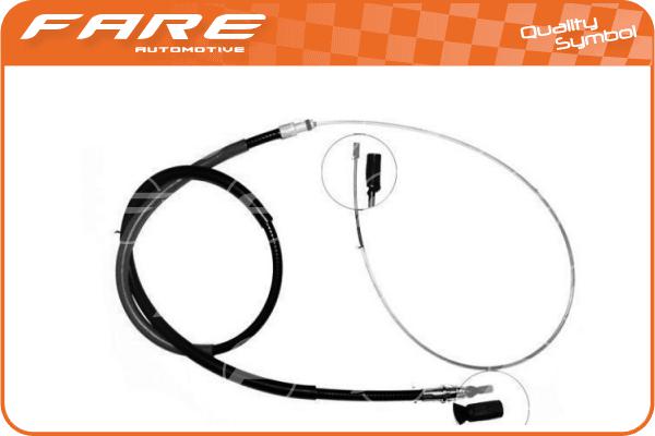 Cable Pull, parking brake (17660)