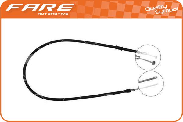 Cable Pull, parking brake (18341)