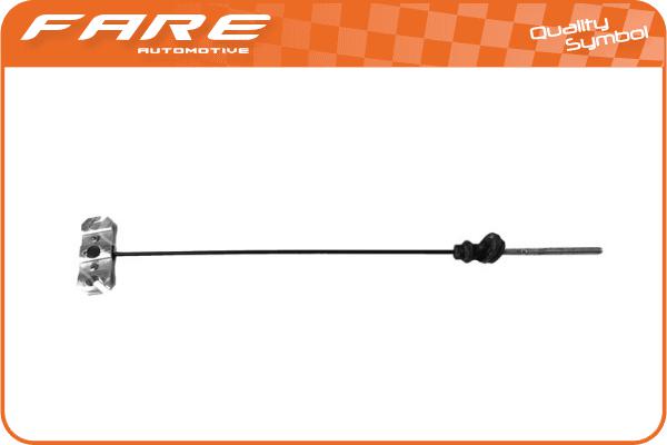 Cable Pull, parking brake (18451)