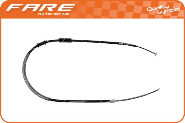 Cable Pull, parking brake (17680)