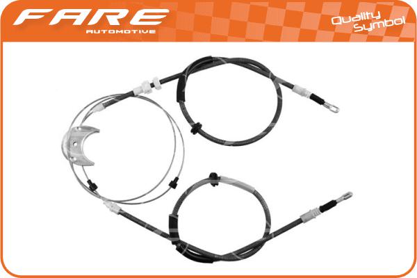 Cable Pull, parking brake (18207)