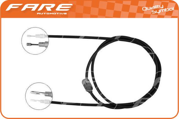 Cable Pull, parking brake (17938)
