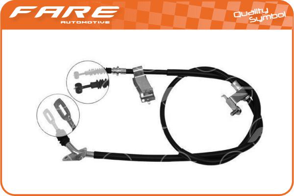 Cable Pull, parking brake (18461)