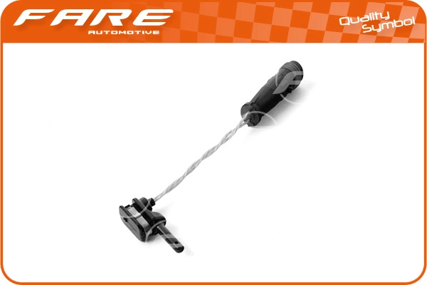 Warning Contact, brake pad wear (9755)