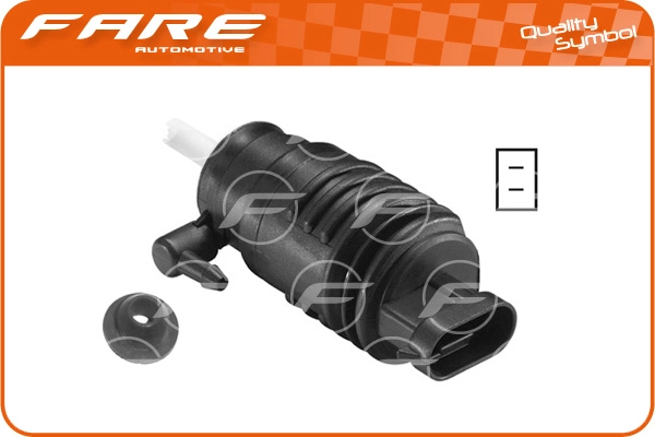 Washer Fluid Pump, window cleaning (9729)