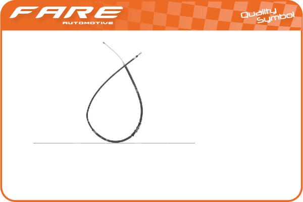 Cable Pull, parking brake (18107)