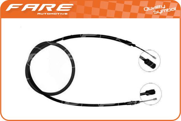 Cable Pull, parking brake (17844)