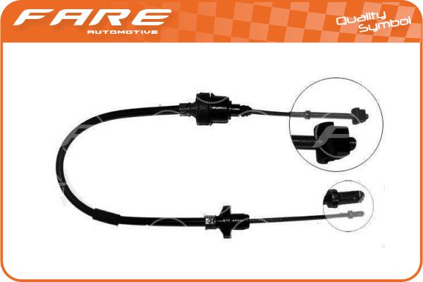 Cable Pull, clutch control (24389)