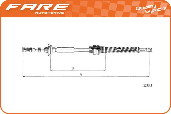 Accelerator Cable (25684)