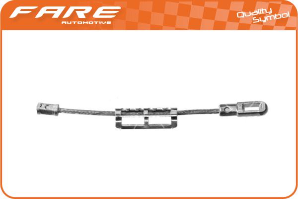 Cable Pull, parking brake (18644)