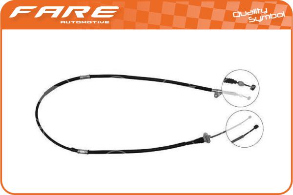 Cable Pull, parking brake (19060)