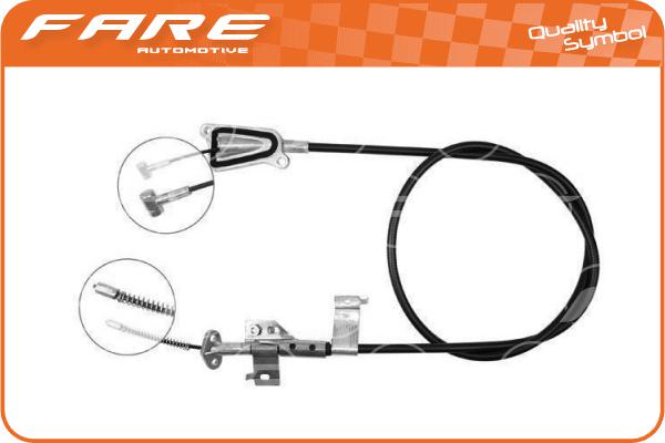 Cable Pull, parking brake (18557)