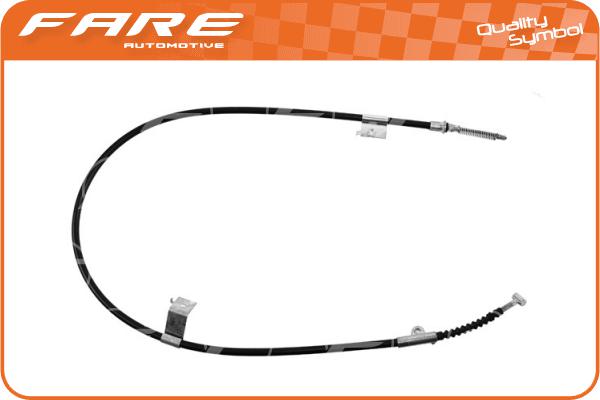 Cable Pull, parking brake (17615)