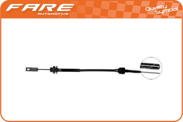 Cable Pull, clutch control (24400)